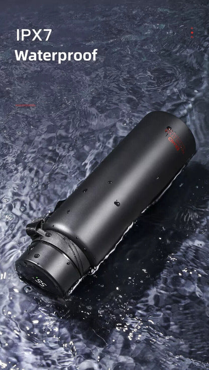 1L LED Tumbler Smart Water Bottle Vacuum Insulated Flask Stainless Steel Thermos