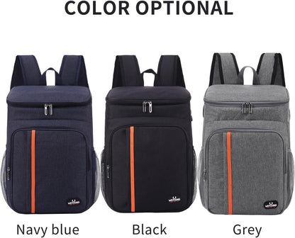 Cooler Backpack Insulated Lunch Bag 18L Large Capacity Waterproof Picnic Backpack Womens Mens Hot/Cold Freezer Bags Food Container for Travel/Hiking/Beach/School/Camping/Bbq