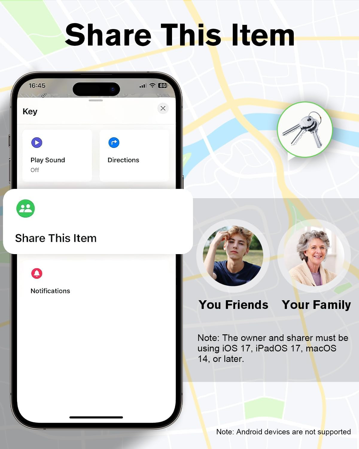 Air Tracker Tag Item Finder, Compatible with Apple Find My APP (Ios Only), IP67 Waterproof, Replaceable Battery, Suitable for Luggage, Bags, Wallets, Backpacks, Keys Tracking Tag -4Pack (Wetag Mini)