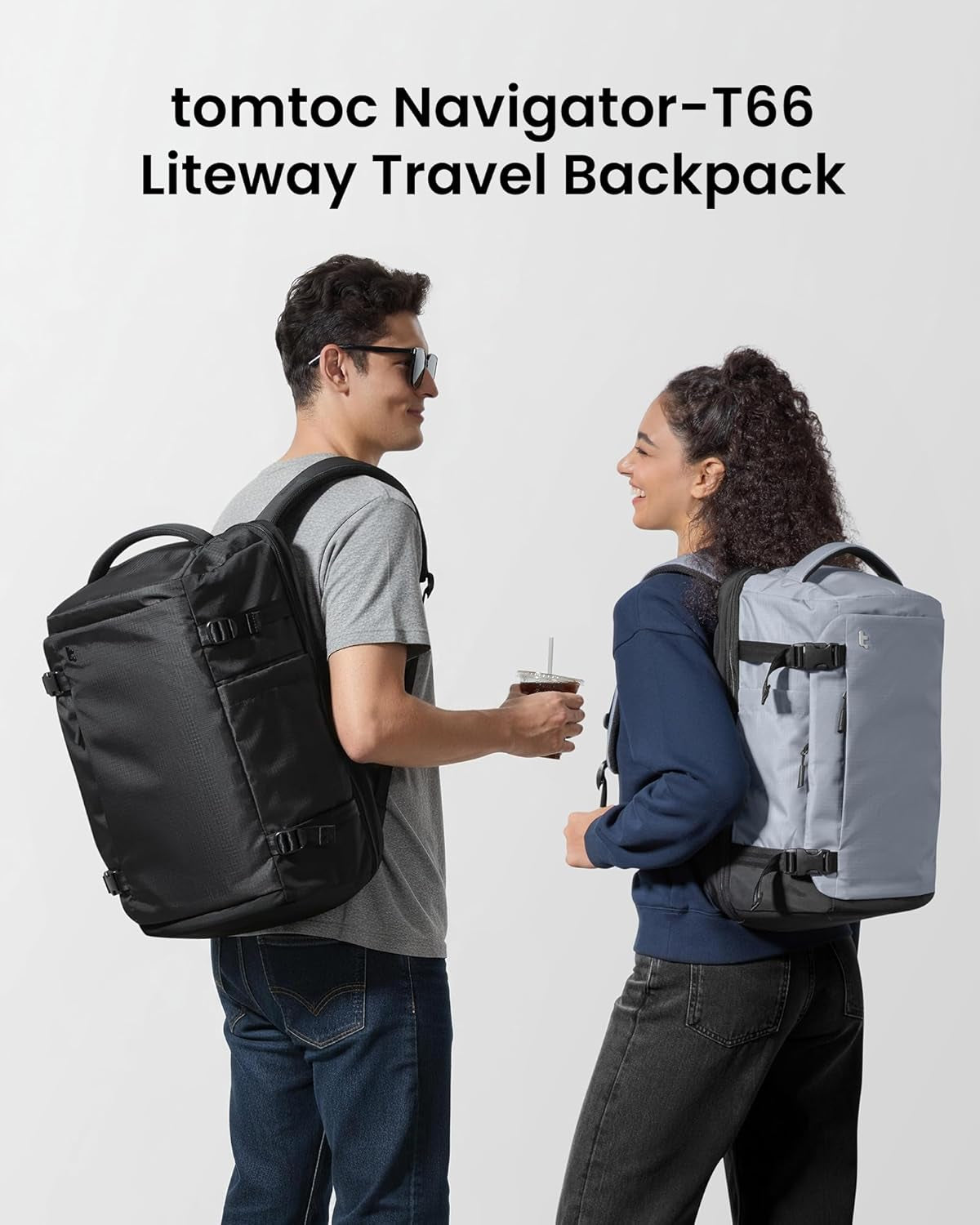 Travel Backpack 28L, TSA Friendly Flight Approved Travel Bag | Water-Resistant Carry-On Hand Luggage for Easyjet Cabin Bag 45X36X20, Lightweight Business Rucksack, Fits 16 Inch Laptop