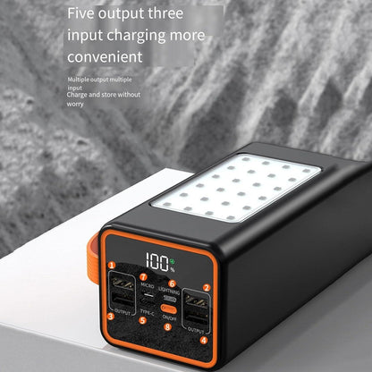 RIDAEX Power Bank 50000 Mah Large Capacity 66W Super Fast Charging Portable Outd
