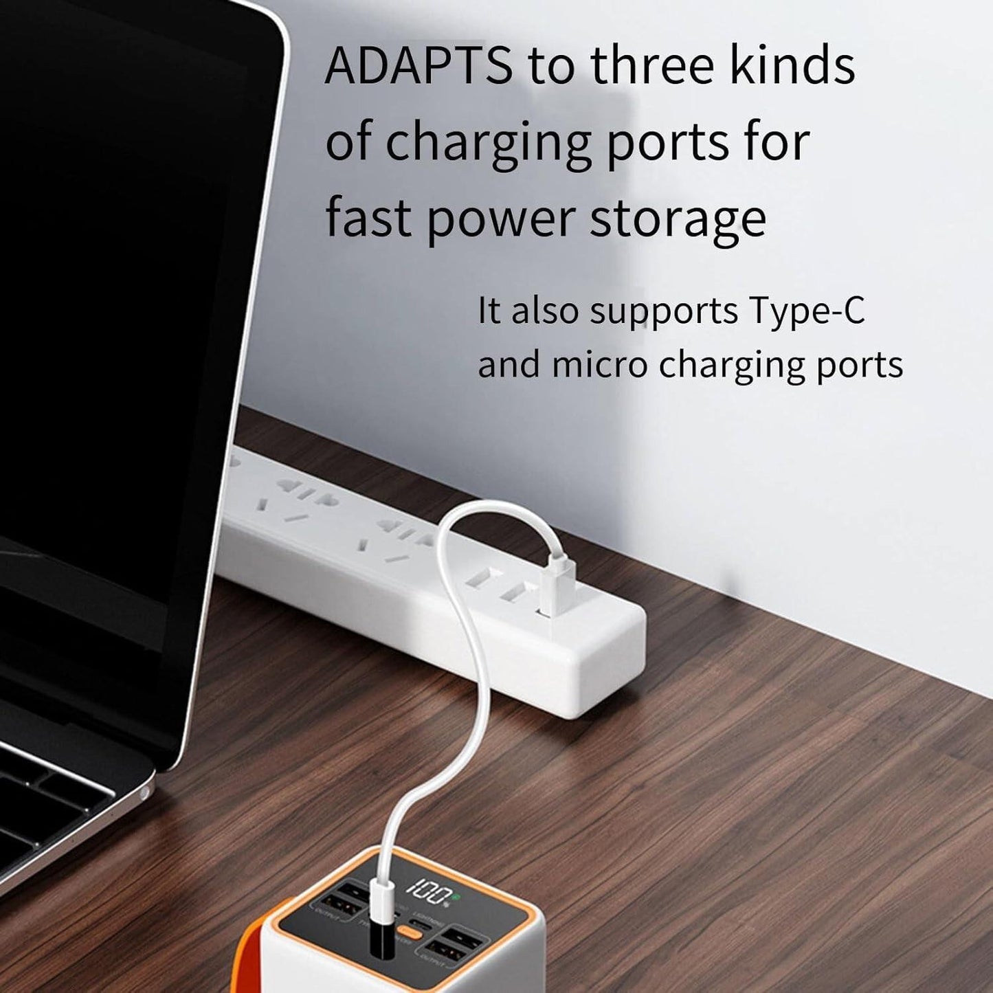 RIDAEX Power Bank 50000 Mah Large Capacity 66W Super Fast Charging Portable Outd